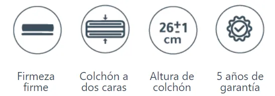 caracteristicas colchón X-Firm