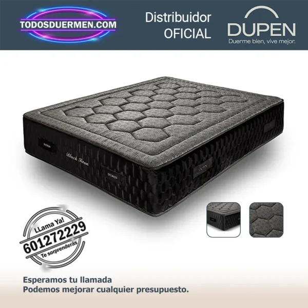 Colchones de muelles Black Titan Black Edition Dupen 32 cm