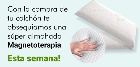 banner chico almohada magnetoterapia de regalo esta semana