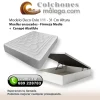 Colchones Muelles Ensacados Viscoinstant Glaciar 31 cm con Canape Abatible Reforzado - genial 2 Colchones muelles ensacados viscoinstant glaciar 31 cm + canapé abatible reforzado
