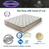 Colchones Gel Pure 25K Coral 27 cm - Adaptable 1 colchones gel pure 25k coral 27 cm con viscoelástica de gel de alta densidad y firmeza media