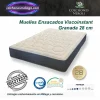 colchones muelles ensacados viscoinstant granada 28 cm con firmeza suave media y muelles independientes