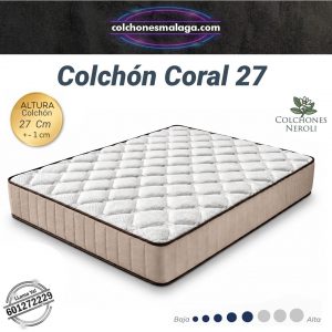 Colchón Coral 27 - colchonesmalaga.com