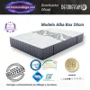 colchones de muelles alba box 28 cm, , doble cara viscoinstant y box HR perimetral, firmeza suave-media