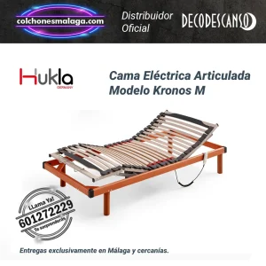 Camas articuladas electricas Kronos M Hukla 5 planos con mando y motor silencioso.