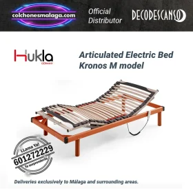 Electric adjustable beds Kronos M Hukla 5 planes with remote control and silent motor.