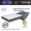 Colchones viscoelasticos NaturVisco 20 cm con base tapizada. Firmeza equilibrada y montaje profesional en Malaga.
