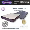 Colchones viscoelasticos EcoVisco 23.5 cm con base tapizada. Firmeza media, descanso sereno y montaje profesional en Malaga.