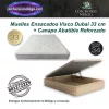 Colchones Muelles Ensacados Viscoinstant Dubai 33 cm con Canape Abatible Reforzado con confort premium y almacenaje integrado