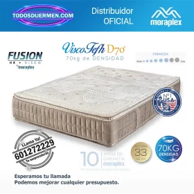 Colchon Viscoel&aacute;stico + HR Moraplex Denver Exylon - Todosduermen.com &mdash; Distribuidores Oficiales Dupen