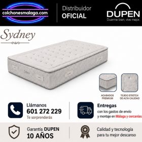 Colchón Sydney de Dupen de 35 cm, distribuidor oficial en Málaga