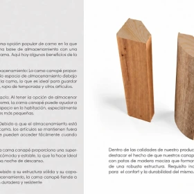Patas de madera maciza del canap&eacute; Maro