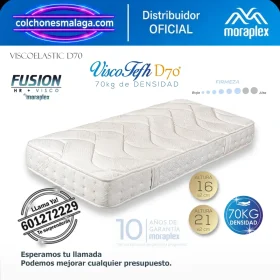 Colch&oacute;n Viscoel&aacute;stico + HR Moraplex ViscoElastic D70 - Todosduermen.com &mdash; Distribuidores Oficiales Moraplex