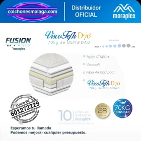 Colchón Viscoelástico + HR Moraplex ViscoPlex Air - Todosduermen.com — Distribuidores Oficiales Moraplex