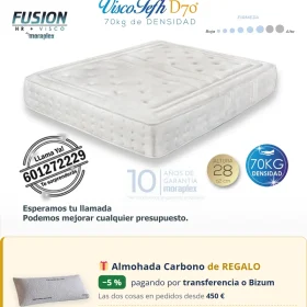 Colchón Viscoelástico + HR Moraplex ViscoPlex Air - Todosduermen.com — Distribuidores Oficiales Moraplex