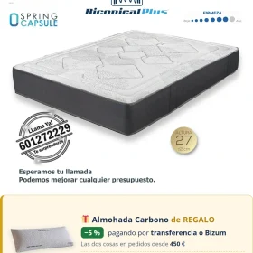 Colchón de Muelles Bicónicos Moraplex Venecia 3.0 - Todosduermen.com — Distribuidores Oficiales Moraplex