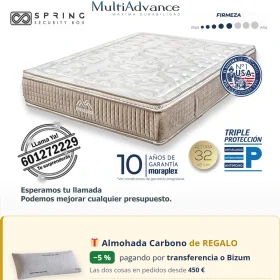 Colchón de Muelles Ensacados Moraplex Chicago Gold - Todosduermen.com — Distribuidores Oficiales Moraplex