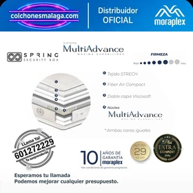 Colchón de Muelles Ensacados Moraplex Ergopedic DS - Todosduermen.com — Distribuidores Oficiales Moraplex