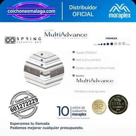 Colchón de Muelles Ensacados Moraplex Ergoplus DS - Todosduermen.com — Distribuidores Oficiales Moraplex