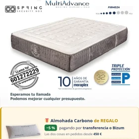 Colchón de Muelles Ensacados Moraplex Ergoplus DS - Todosduermen.com — Distribuidores Oficiales Moraplex