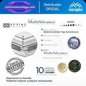 Colchón de Muelles Ensacados Moraplex Nizza - Todosduermen.com — Distribuidores Oficiales Moraplex