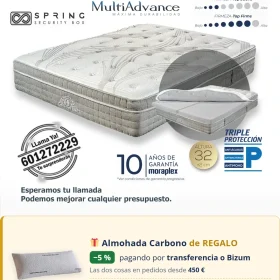Colchón de Muelles Ensacados Moraplex ThermoSpring — Distribuidores Oficiales Moraplex