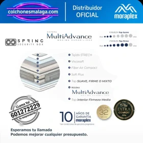 Colchón de Muelles Ensacados Moraplex ThermoSpring — Distribuidores Oficiales Moraplex