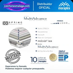 Colchon de Muelles Ensacados Moraplex Versalles - Todosduermen.com — Distribuidores Oficiales Moraplex