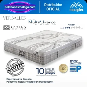 Colchón Muelles Esacados Moraplex Versalles - Todosduermen.com — Distribuidores Oficiales Moraplex