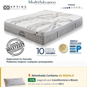 Colchón Muelles Esacados Moraplex Versalles - Todosduermen.com — Distribuidores Oficiales Moraplex