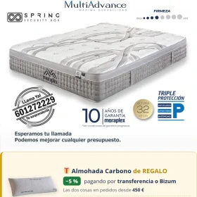 Colchón Muelles Esacados Moraplex Versalles - Todosduermen.com — Distribuidores Oficiales Moraplex