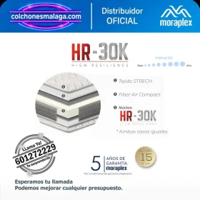 Colch&oacute;n sin Muelles HR-30K Moraplex Ortopedic - Todosduermen.com &mdash; Distribuidores Oficiales Moraplex