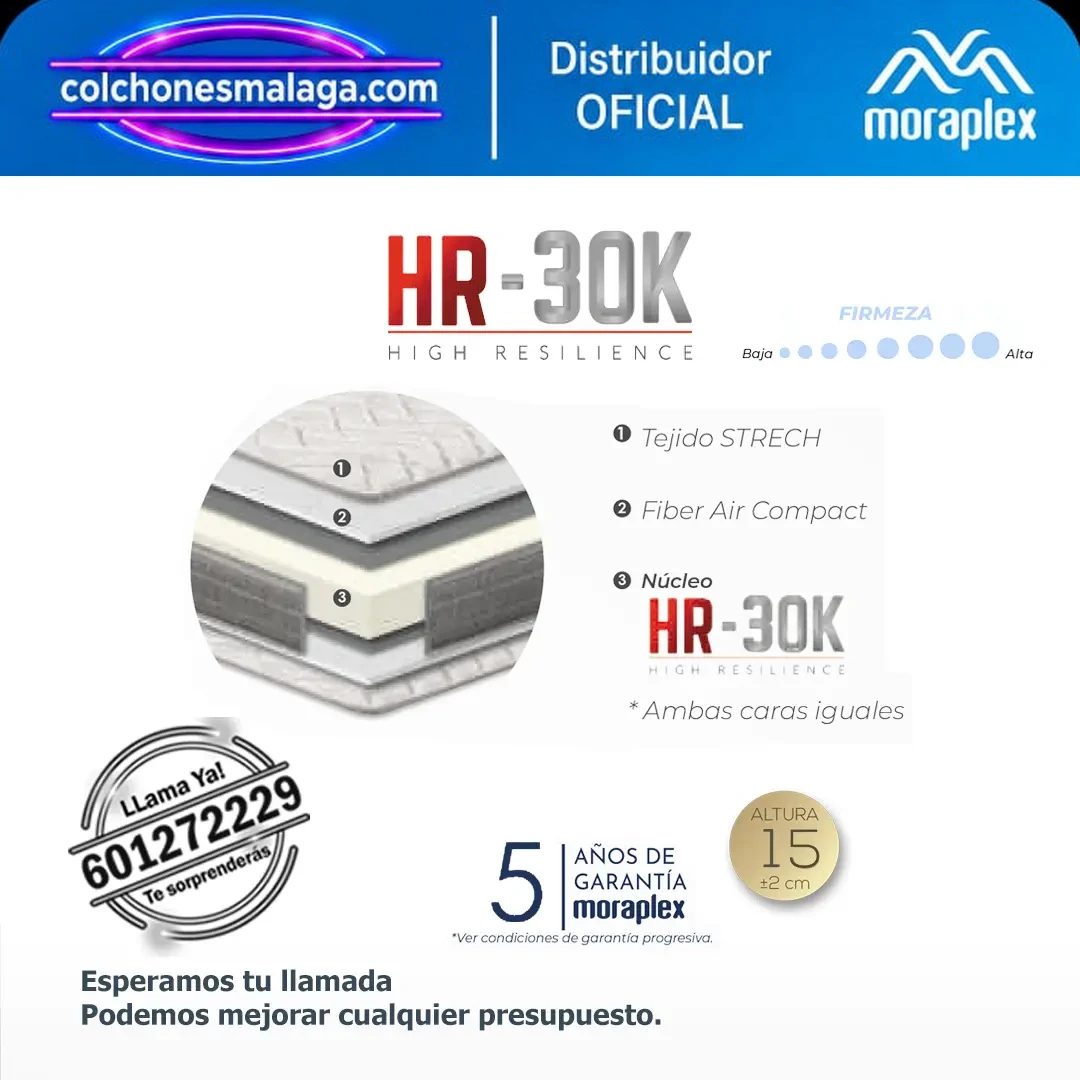 Colchon-sin-Muelles-HR-30K-Moraplex-Ortopedic-CARACTERISTICAS-cm-1.webp Colchón sin Muelles HR-30K Moraplex Ortopedic - Todosduermen.com — Distribuidores Oficiales Moraplex