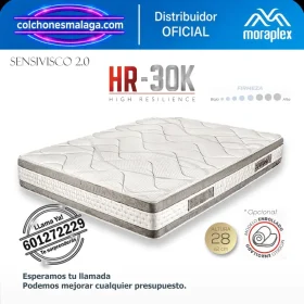 Colchón Sin Muelles HR Moraplex Sensivisco 2.0 - Todosduermen.com — Distribuidores Oficiales Moraplex