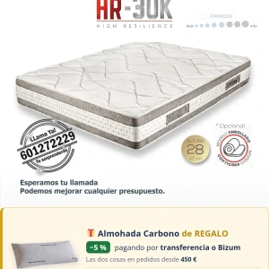 Colchón Sin Muelles HR Moraplex Sensivisco 2.0 - Todosduermen.com — Distribuidores Oficiales Moraplex