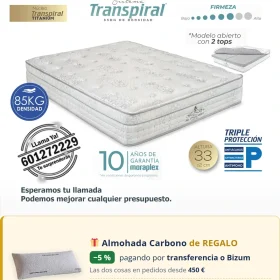 Colchón Viscoelástico Moraplex Thermoadapta S6 - Todosduermen.com — Distribuidores Oficiales Moraplex
