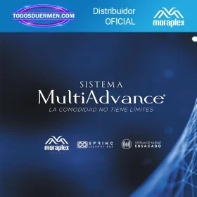 Colchón de Muelles Ensacados Moraplex sistema MultiAdvance — Distribuidores Oficiales Moraplex