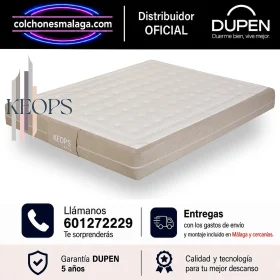Colchón Dupen Keops 21 cm de látex 100% en Málaga · entrega y montaje incluidos