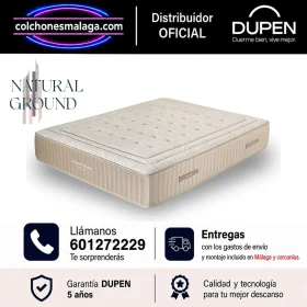 Colchón Dupen Natural Ground 32 cm en Málaga · cáñamo, bambú y látex · entrega y montaje incluidos