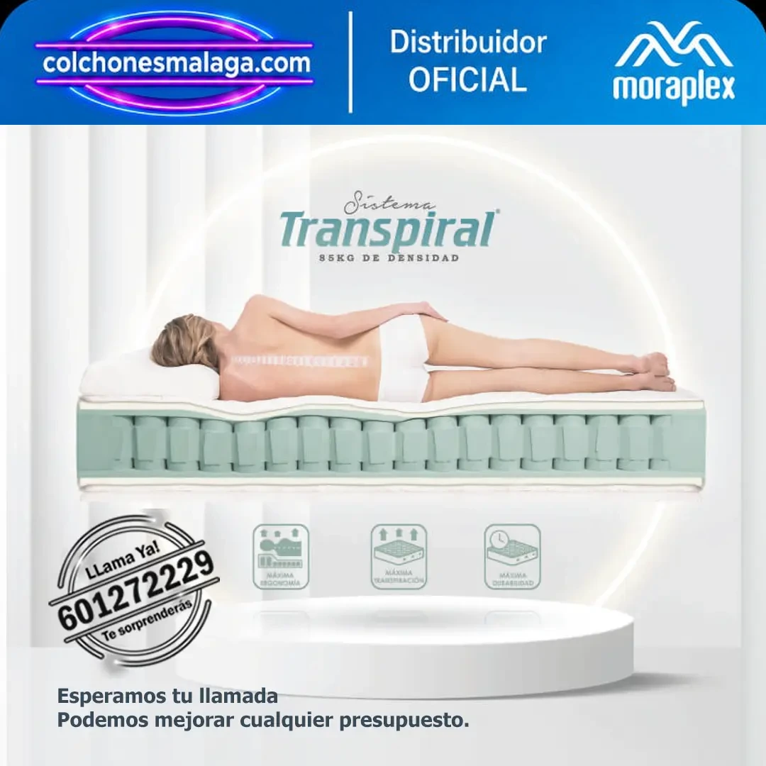 colchones-moraplex-sistema-Transpiral-3-cm-1.webp Colchón Viscoelástico Moraplex Airmax Premium - Todosduermen.com — Distribuidores Oficiales Moraplex