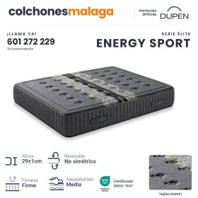 Colchón de Muelles Ensacados Energy Sport de Dupen · Distribuidor oficial Dupen · colchonesmalaga.com