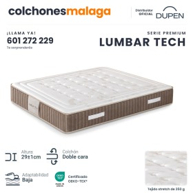 Colchón de Muelles Ensacados con Soporte Lumbar Tech de Dupen · Distribuidor oficial Dupen · colchonesmalaga.com
