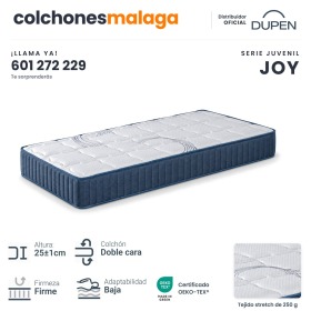 Colchón de Muelles Ensacados Joy de Dupen · Distribuidor oficial Dupen · colchonesmalaga.com