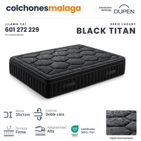 Colchones de Muelles Black Titan Black Edition Dupen 32 cm · Distribuidor oficial Dupen · colchonesmalaga.com