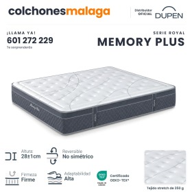 Colchón Viscoelástico de Alta Gama Memory Plus de Dupen · Distribuidor oficial Dupen · colchonesmalaga.com