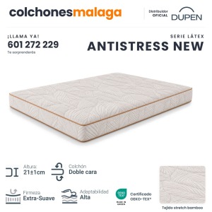 Colchón de Látex Antistress de Dupen Alivio del Dolor · Distribuidor oficial Dupen · colchonesmalaga.com